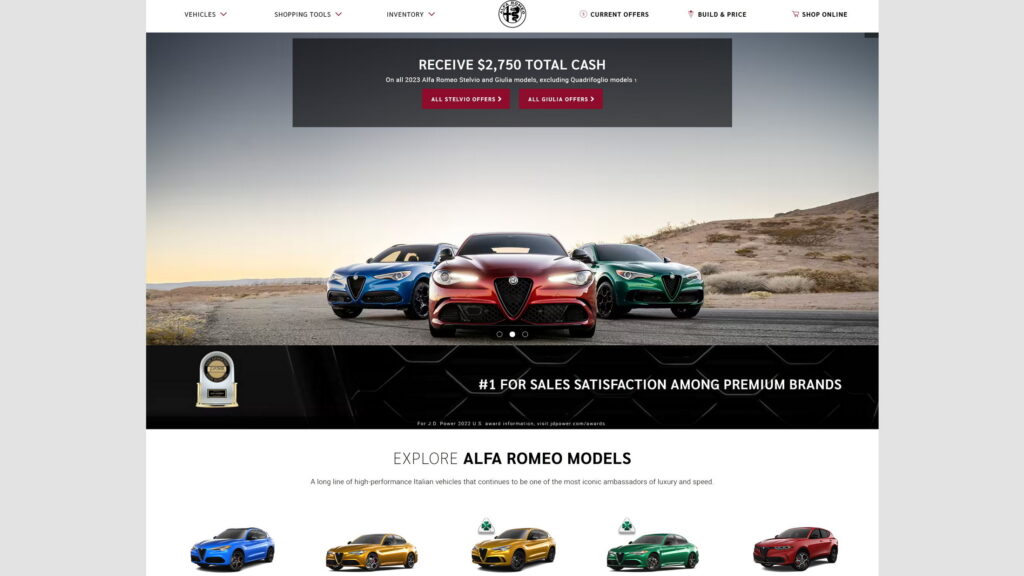  Alfa Romeo Has The Best Automotive Website, VW The Worst, J.D. Power Study Finds