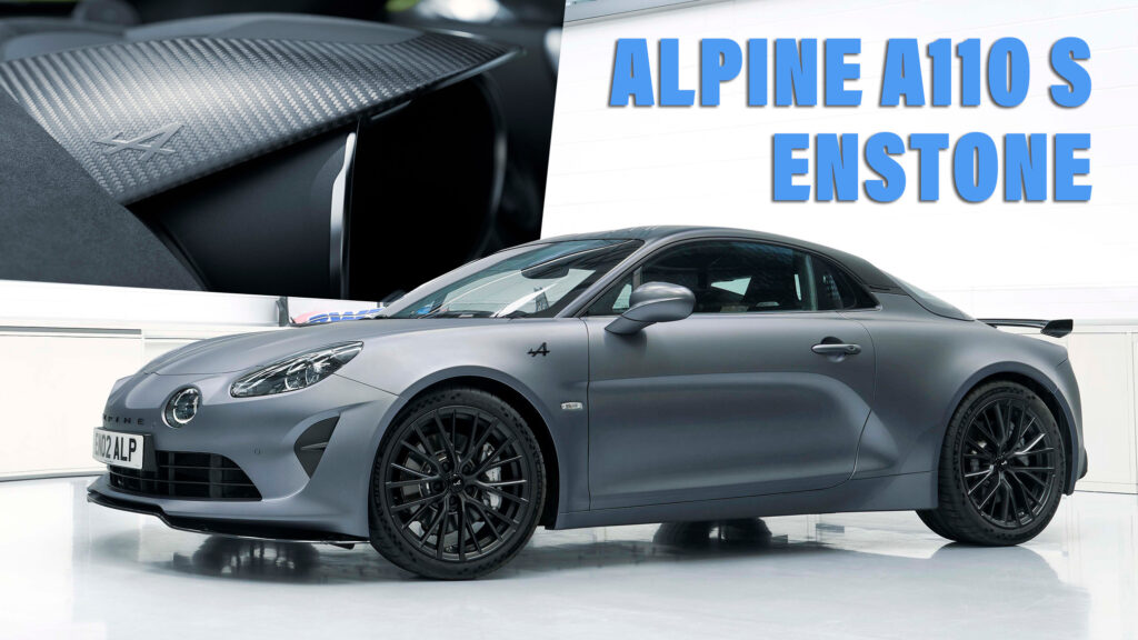  Alpine A110 S Enstone Edition Gets Carbon Trim From F1 Team’s Kilns