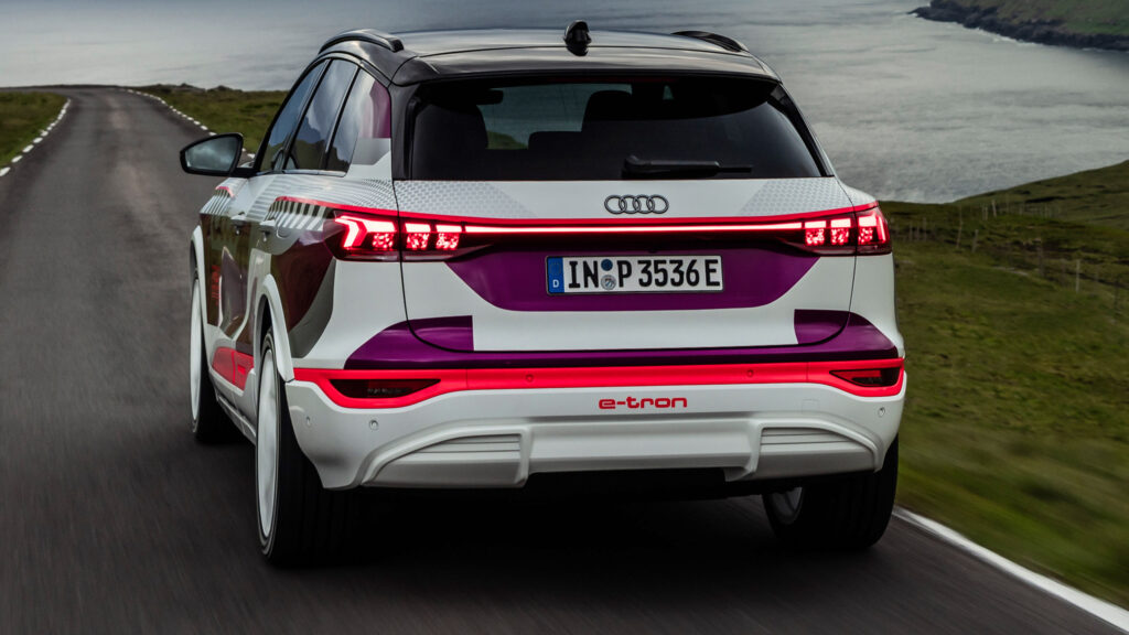 2025 Audi Q6 E-Tron Previewed With 100 kWh Battery And Up To 510 HP ...