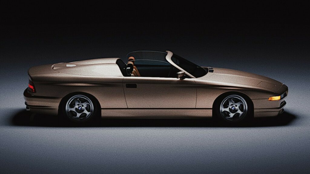  1990 BMW 8-Series Reimagined In Speedster Form By Independent Designer