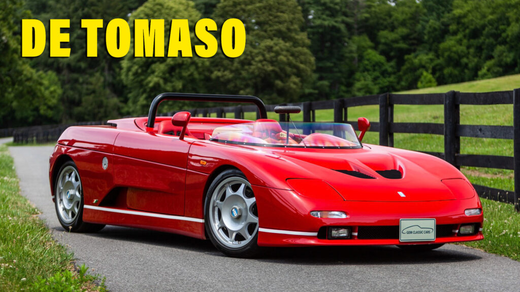  1 of 10 De Tomaso Guara Barchetta Looks Like A Can-Am Racer For The Road