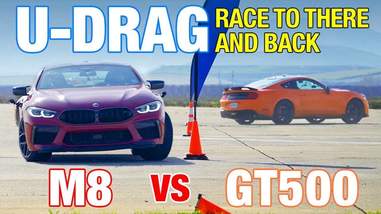 Gt500 Drag Racing Mustang Shelby GT500 And BMW M8 Competition Go Head To Head In U-Drag ...