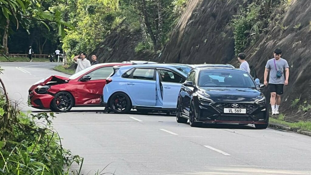  Hyundai i30 N Meetup In Hong Kong Ends In A Hot Pileup Of Hatches