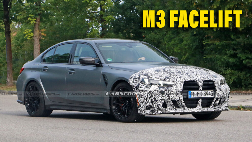  Facelifted BMW M3 Spied With New Lights, But Will It Get More Power To Battle AMG C63?