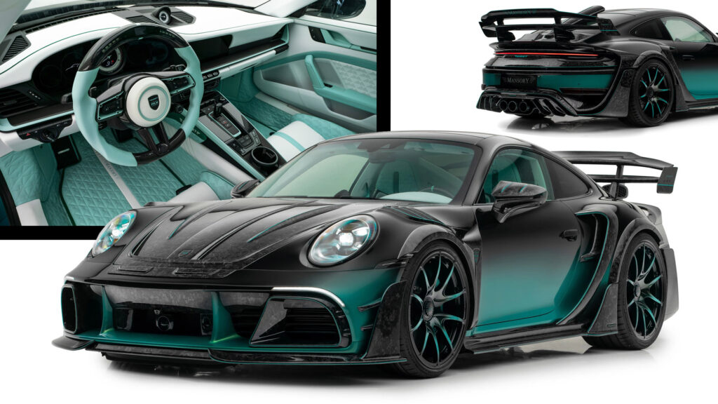  Mansory’s Wild Porsche 911 Turbo S Has 900 HP And Forged Carbon Armor