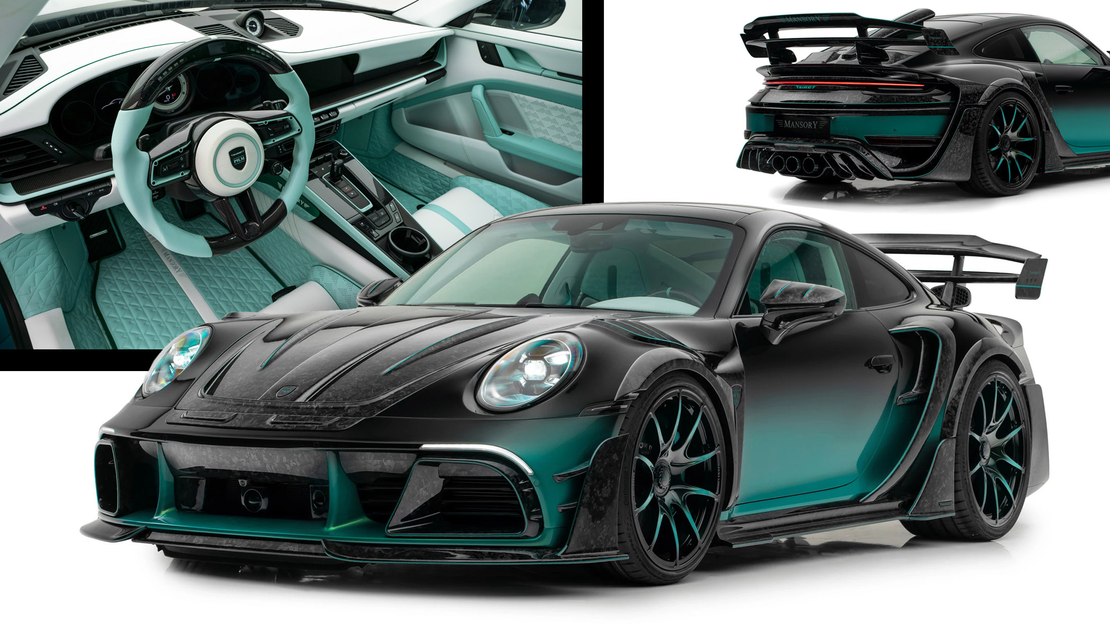 Mansory's Wild Porsche 911 Turbo S Has 900 HP And Forged Carbon Armor
