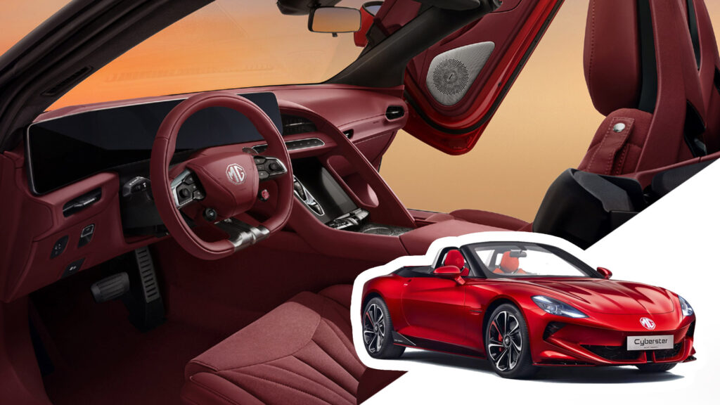  2024 MG Cyberster Production-Spec Interior Unveiled