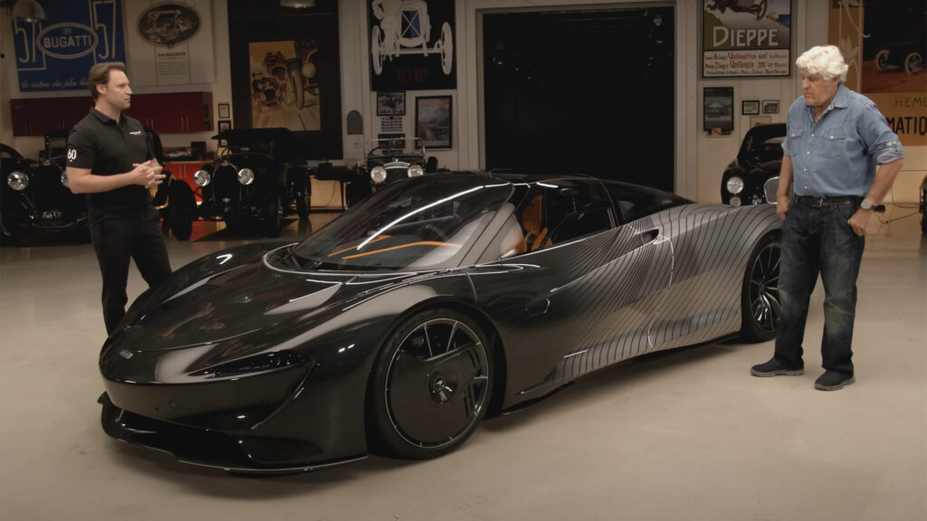  Jay Leno Drives A McLaren Speedtail Unlike Any Other