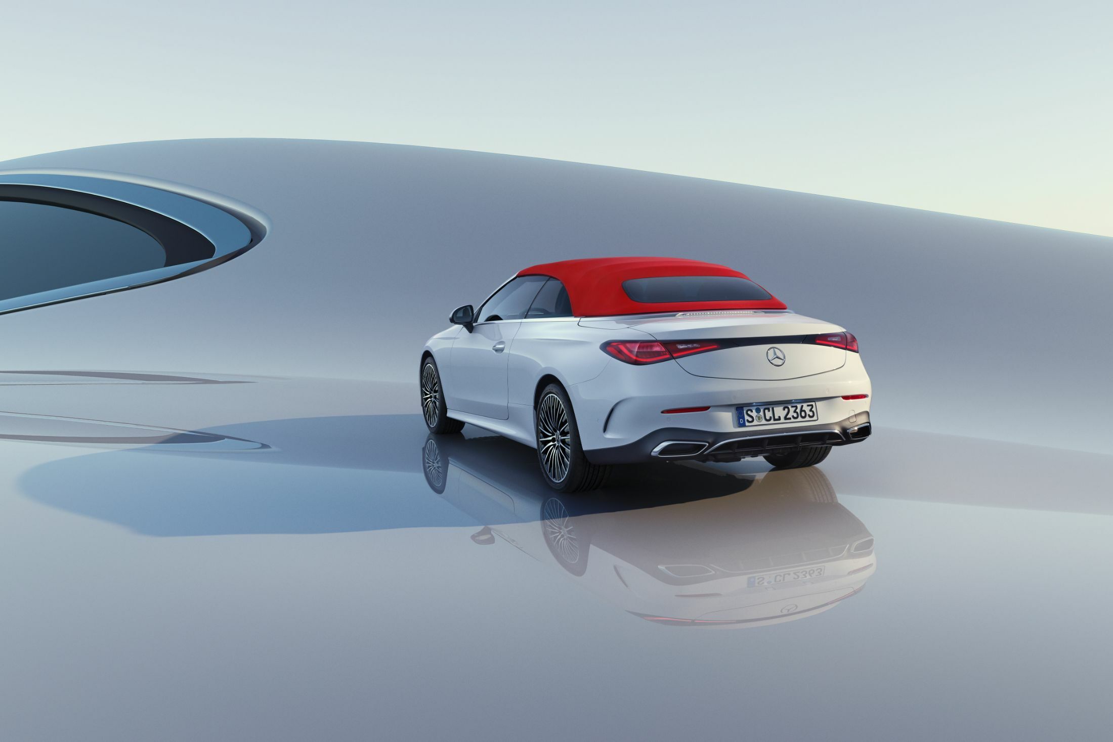 2024 Mercedes Benz Cle Cabriolet Shows More Of Its Topless Silhouette