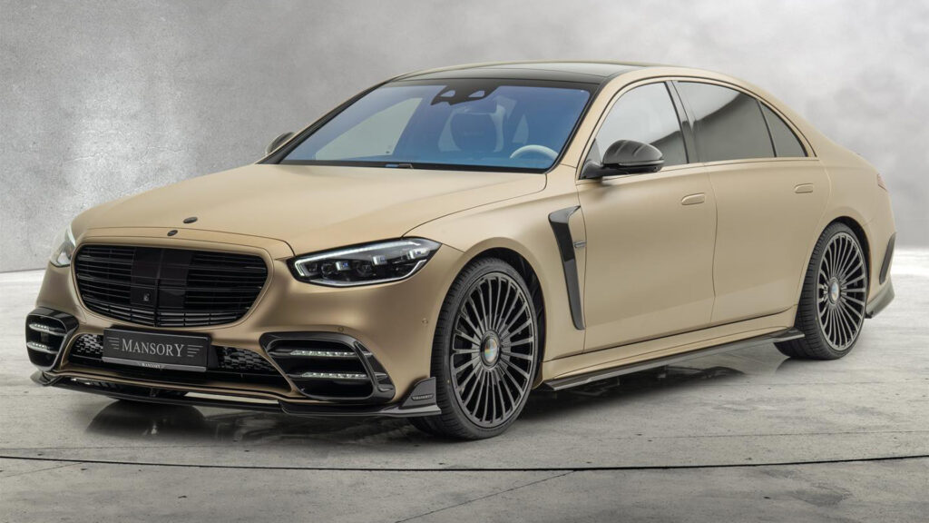  Mansory’s Mercedes S-Class Gets a Subtle Makeover With Kalahari Gold Paint