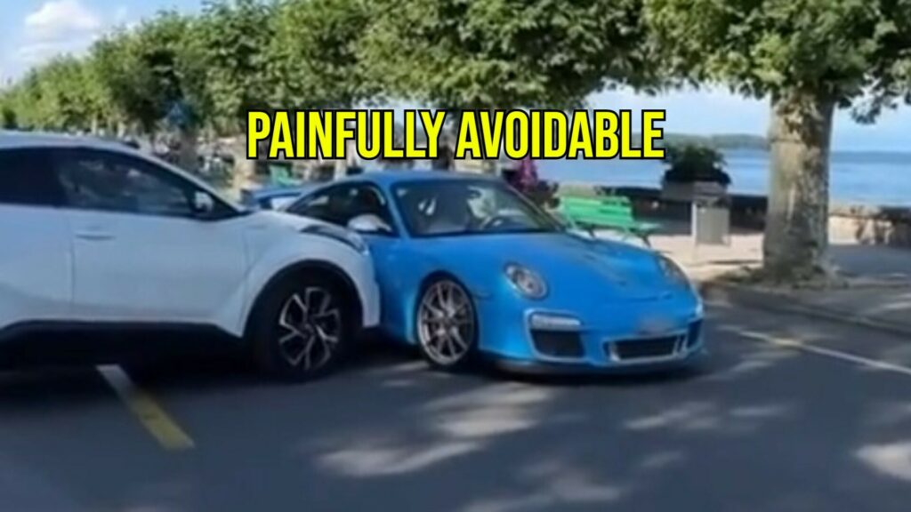  Hitting A Porsche 911 Is How This Toyota Driver Learned To Look Both Ways When Crossing The Street