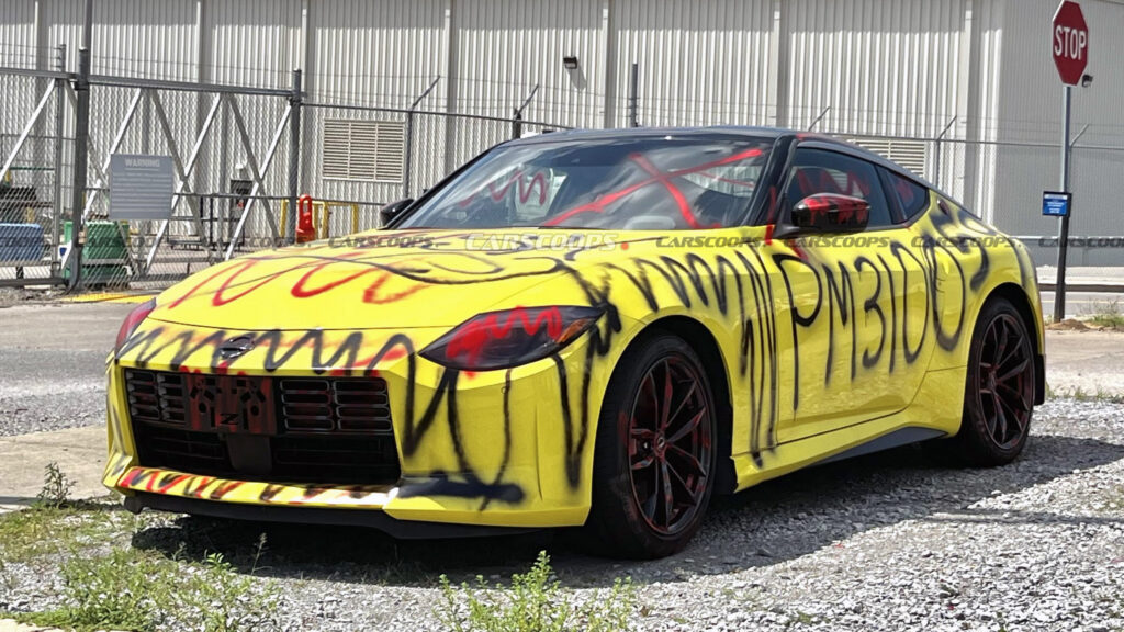  The Mystery Behind Those Spray-Painted Nissan Z And Frontiers Is Finally Solved