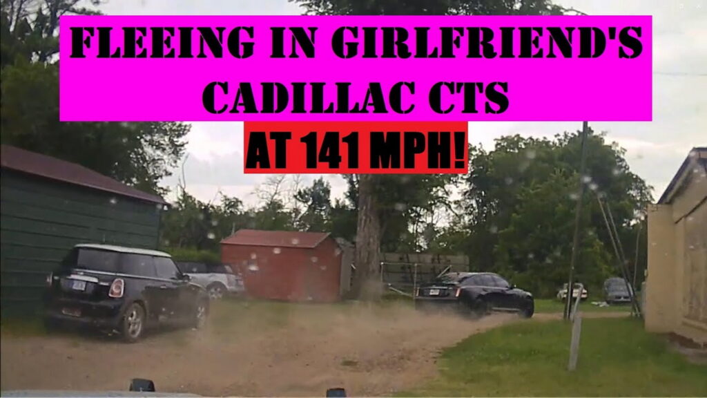  Police Pursuit Of Cadillac CT5 Driver Includes Speeds Above 140 MPH And Hard-Hitting Takedown