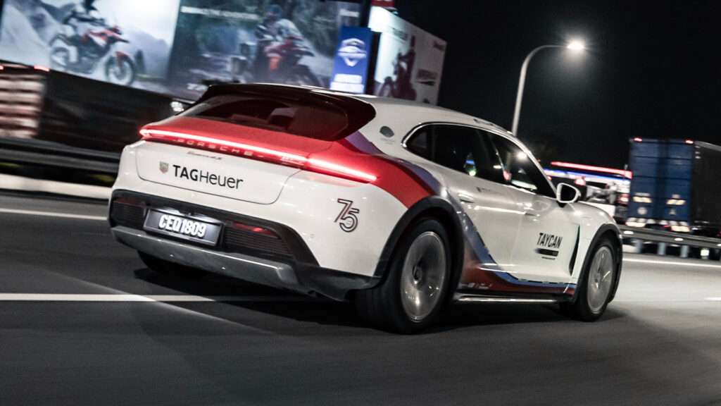  Porsche Taycan Cross Turismo Covers Almost 1,200 Miles From Thailand To Singapore In 29 Hours