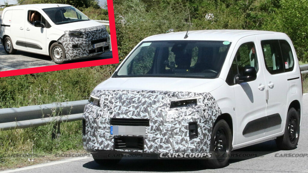  Facelifted Opel Combo-e Life And Peugeot e-Partner Are Almost Ready For Van Life