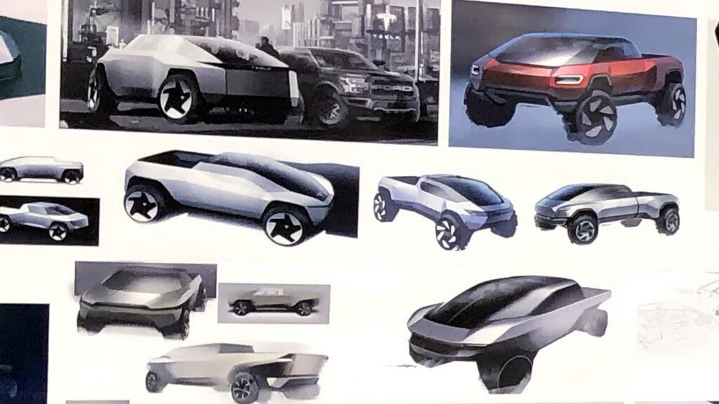 Tesla Cybertruck: See The Early Designs That Didn’t Make The Cut