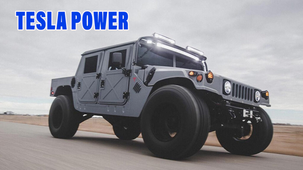 GMC Hummer EV Not Butch Enough? Cybertruck Too Delayed? Try This $100k Tesla-Powered Humvee