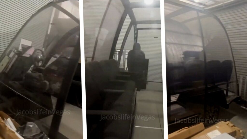  Tesla’s Prototype Robotaxi Looks Like A Glasshouse In New Leaked Video