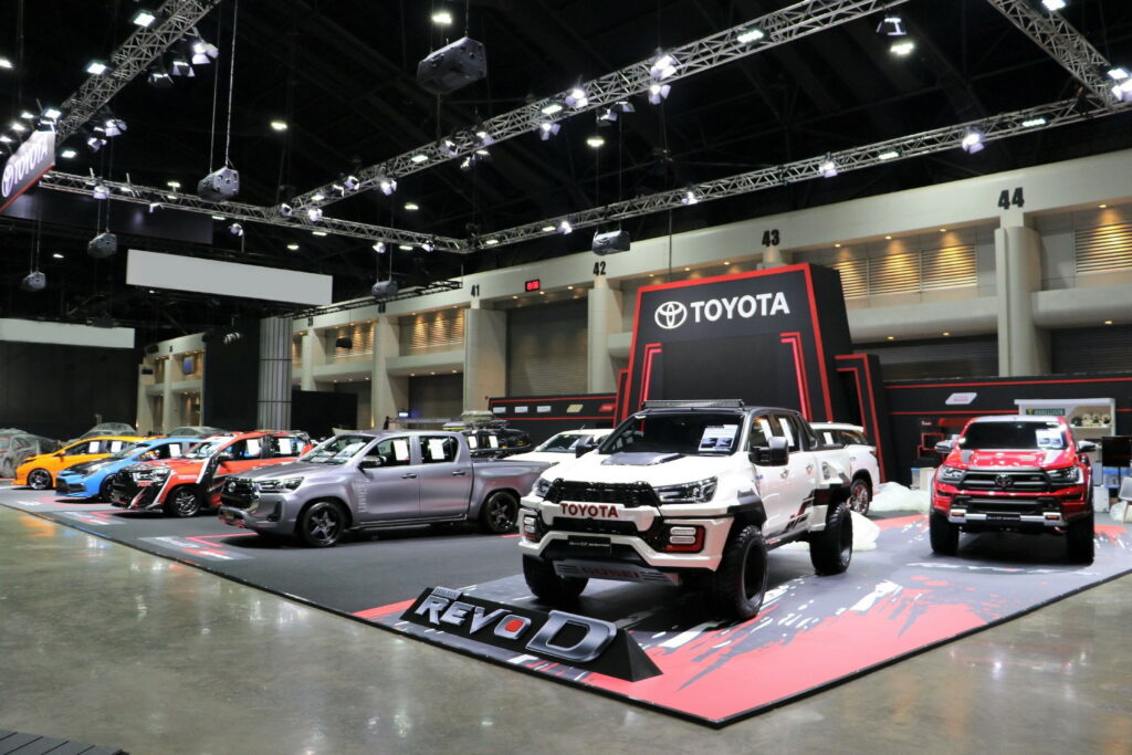  Toyota Went Wild With Modified Hilux Pickups In Bangkok