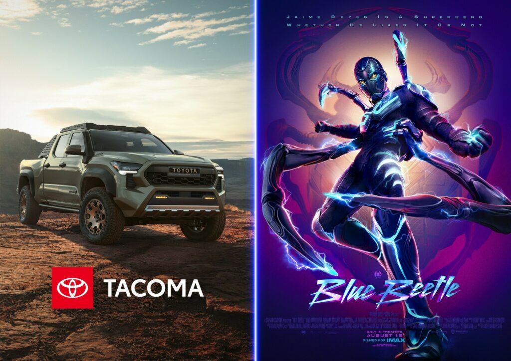 2024 Toyota Tacoma To Star In Blue Beetle Alongside Classic &lsquo;Taco&rsquo; Truck