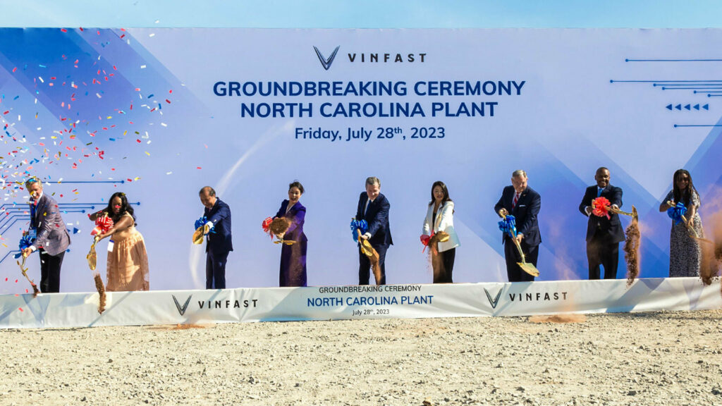 VinFast Breaks Ground On U.S. Factory, Set To Begin Production In 2025