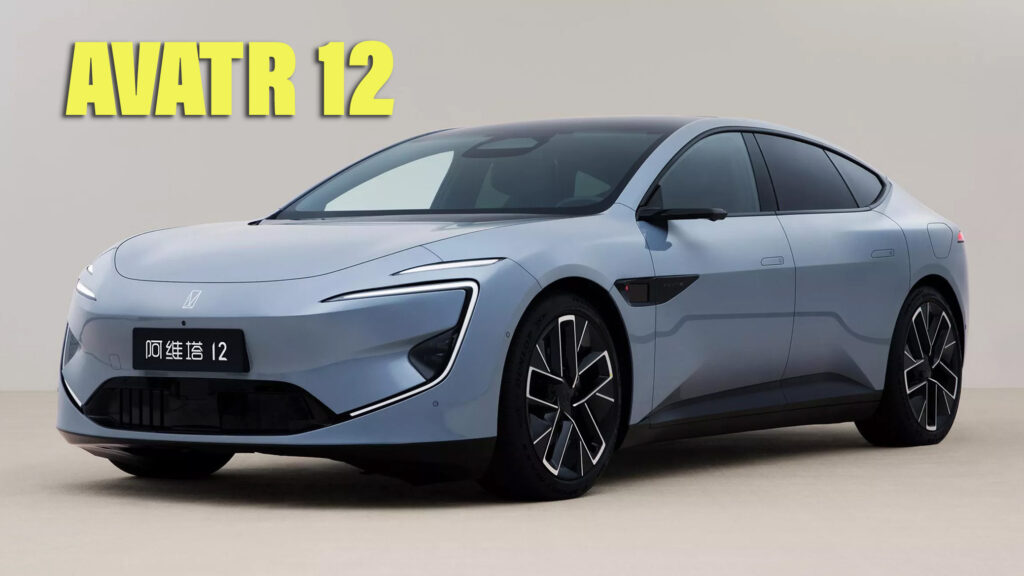  Avatr 12 EV Is A Sleek Luxury Sedan With A Hatch Powered By Huwaei