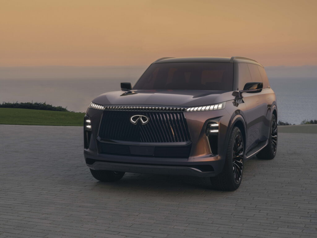  Infiniti QX Monograph Is An Anti-Wedge SUV That Previews The 2025 QX80