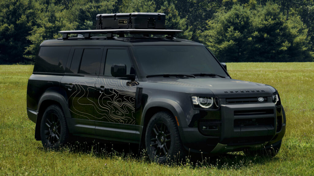  2023 Land Rover Defender Trophy Edition Goes Long And Features A Golden Wrap