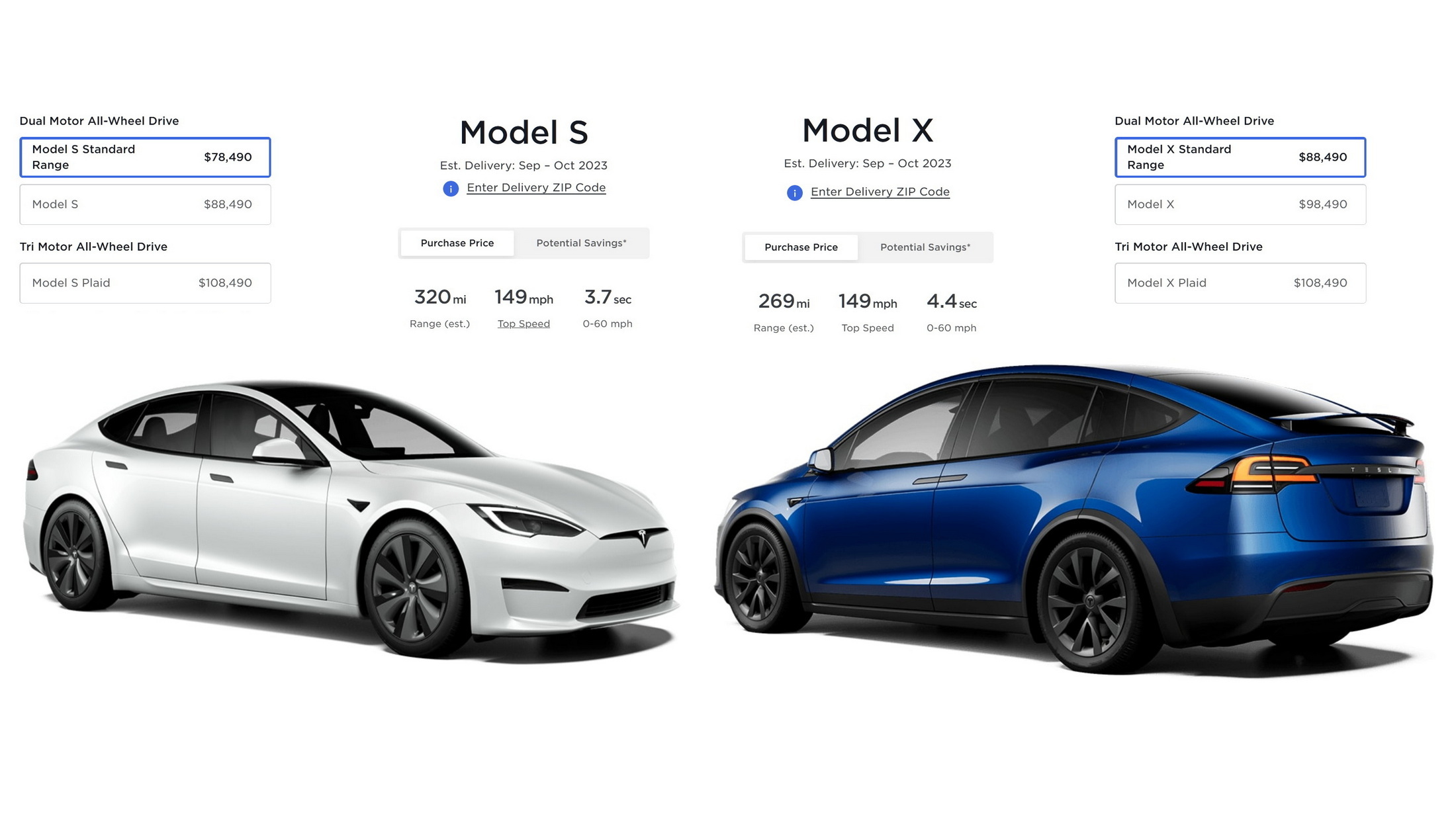 Tesla will not 'refresh' its Model S or Model X electric vehicles