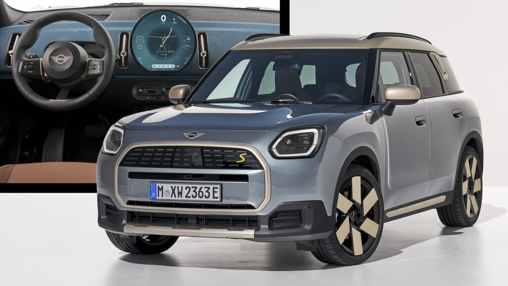  2025 Mini Countryman Debuts With A Larger Body And Up To 308 HP Of Electric Power