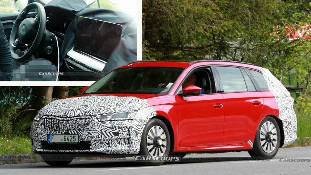  2024 Skoda Octavia Spied With Revised Styling And Updated Interior