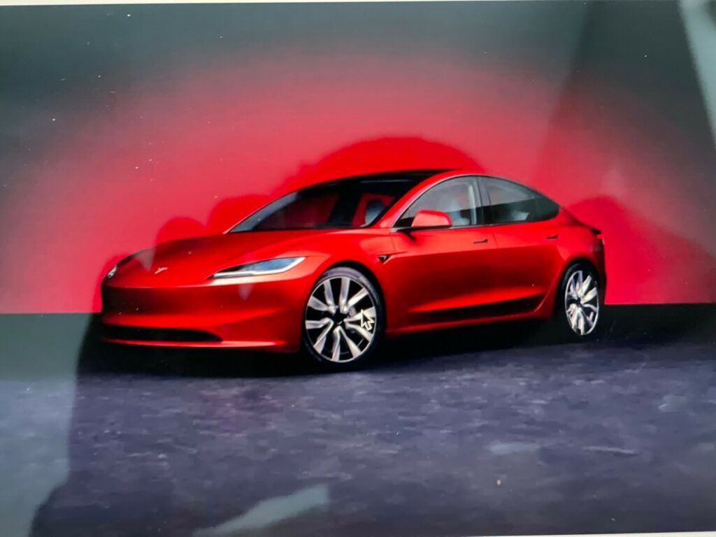 This Looks To Be The Refreshed 2024 Tesla Model 3