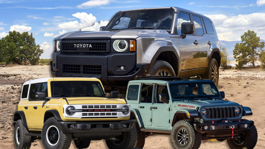  See How The 2024 Toyota Land Cruiser Compares To The Ford Bronco And Jeep Wrangler