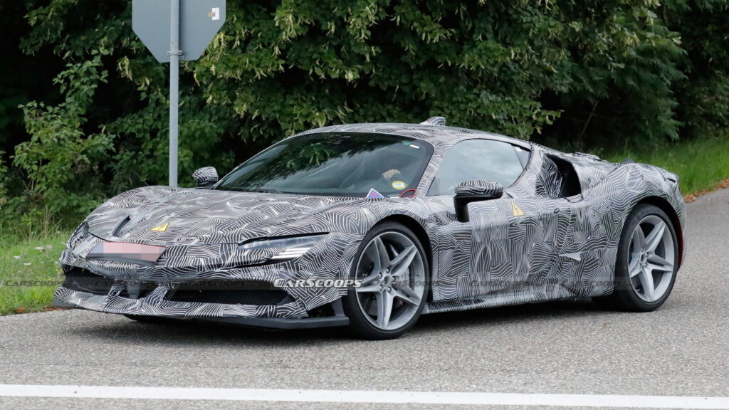 Ferrari Caught Testing Followup To The SF90 Hybrid For The First Time