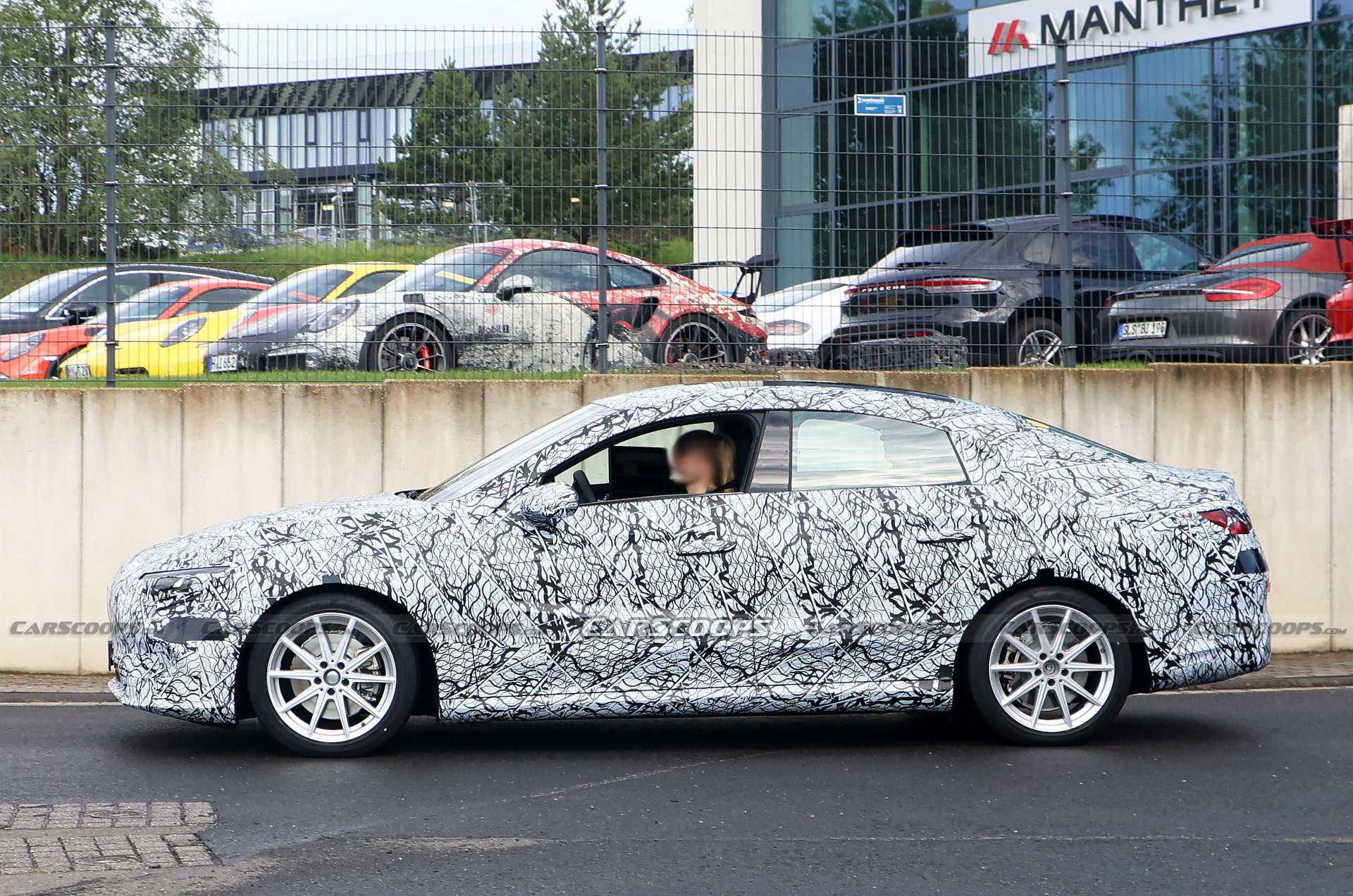 2025 Mercedes CLA EV Spied For The First Time With Production