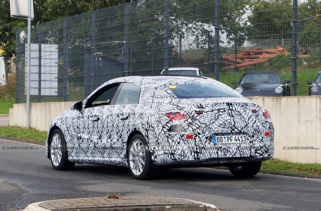  2025 Mercedes CLA EV Spied For The First Time With Production Lighting