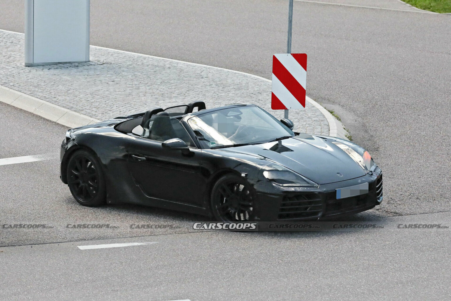 New Boxster 2025 Porsche 718 Boxster EV Spied As An Edgier, Electric Roadster ...