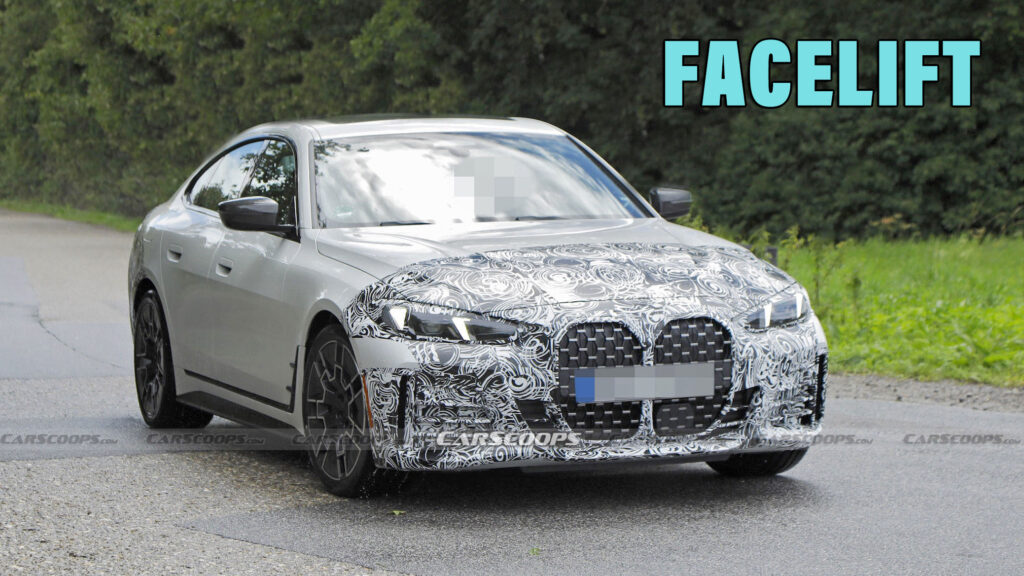  Facelifted BMW 4-Series Gran Coupe And i4 Think You’ve Come Around To Jumbo Grilles, So Have You?