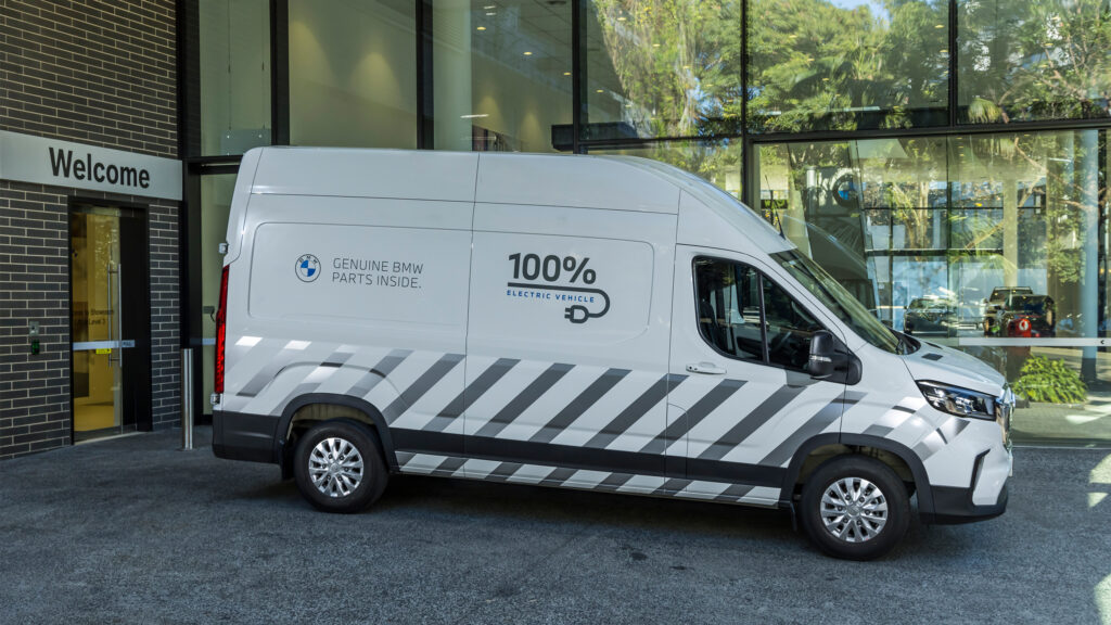  BMW Australia Is Making Parts Deliveries With An Electric Van From LDV