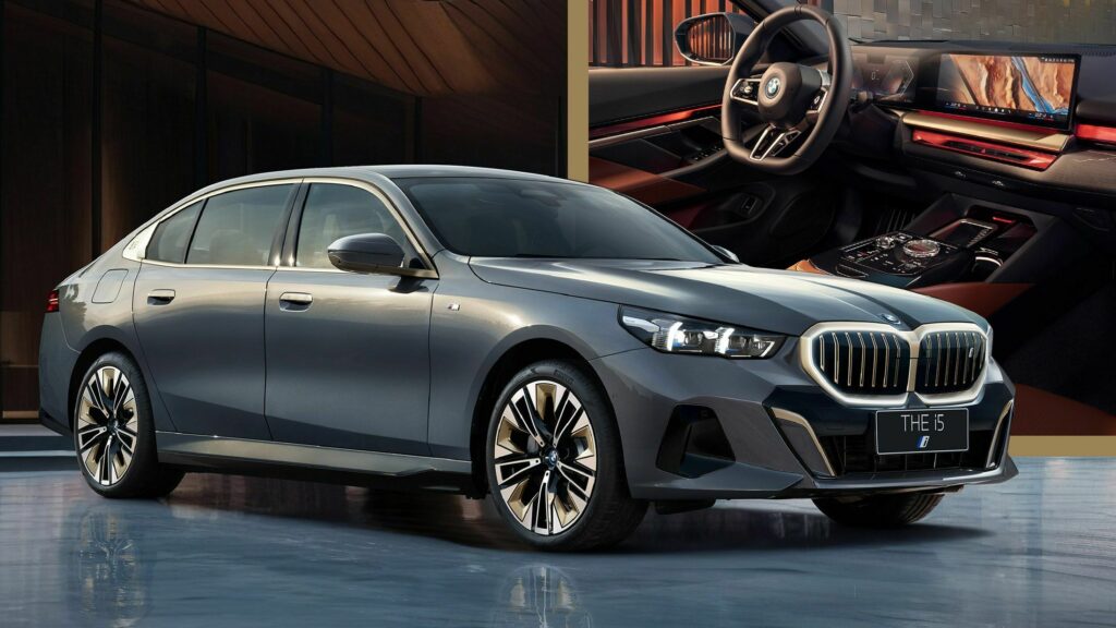  China’s 2024 BMW 5-Series And i5 Debut With Extended Wheelbase And Rear-Passenger Screen