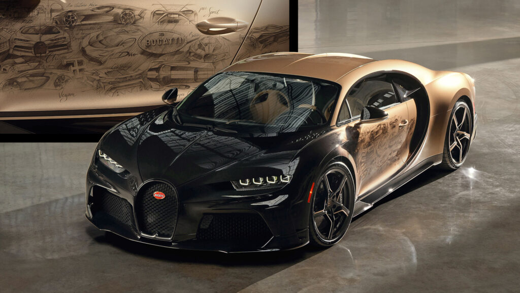  Bugatti Chiron Super Sport Golden Era Is A One-Off Special With An Expensive Tattoo