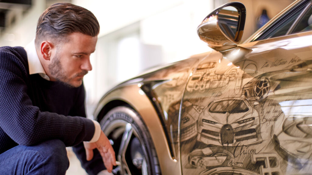  This Is The Bugatti Designer Who Hand Sketched The Chiron Super Sport ‘Golden Era’
