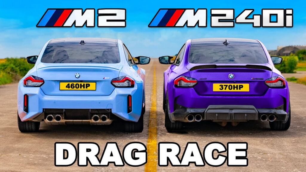  BMW M2 Vs M240i Drag Race Shows Just How Close These Coupes Are