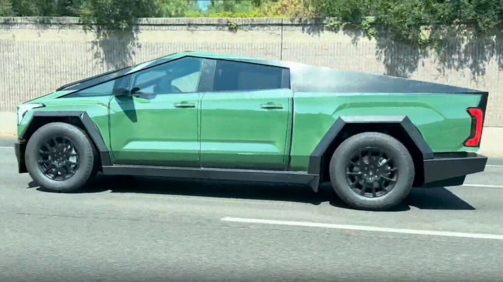  Tesla Cybertruck With Toyota Tundra Wrap Fires More Shots At Mainstream Trucks