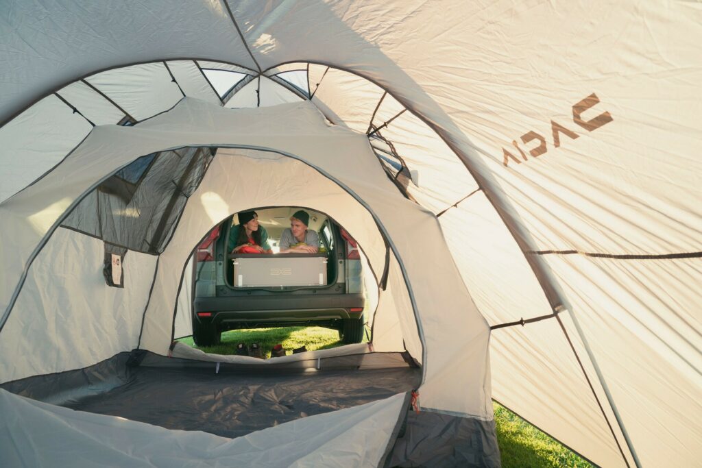 Dacia's New Tailgate Tent Turns Your Car Into a Glamping Oasis