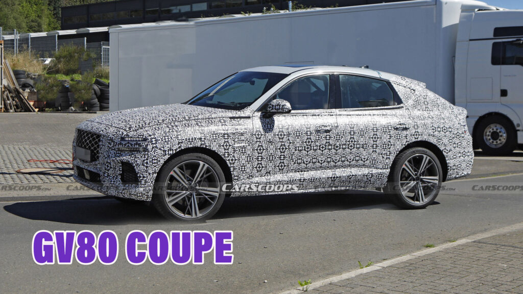  Genesis GV80 Coupe Spied Looking Just Like The Concept