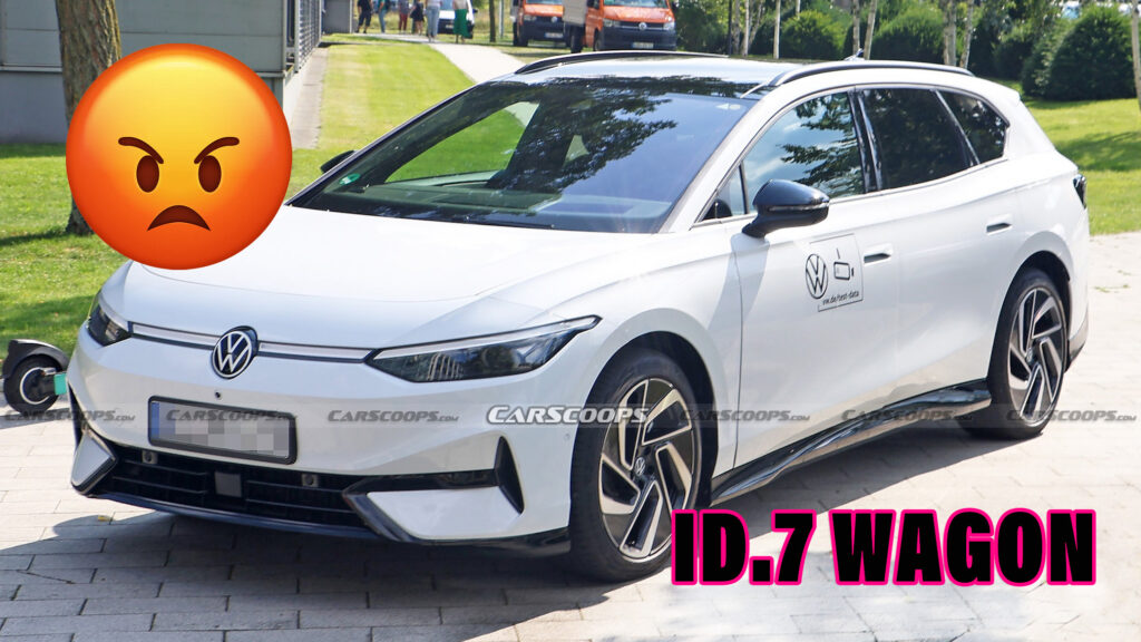 VW ID.7 Wagon’s Minder Really Does Mind Us Catching It Without Disguise