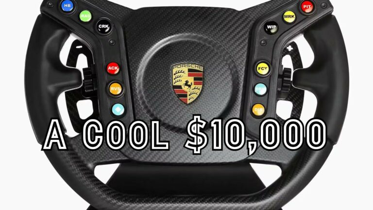 Volant Thrustmaster Porsche GT3 Dual Clutch Pour PC - Occasion - Compatible T818