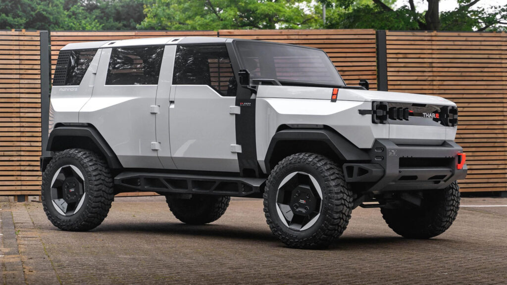  Mahindra’s Thar.e Concept Is An Electric Alternative To The Jeep Wrangler