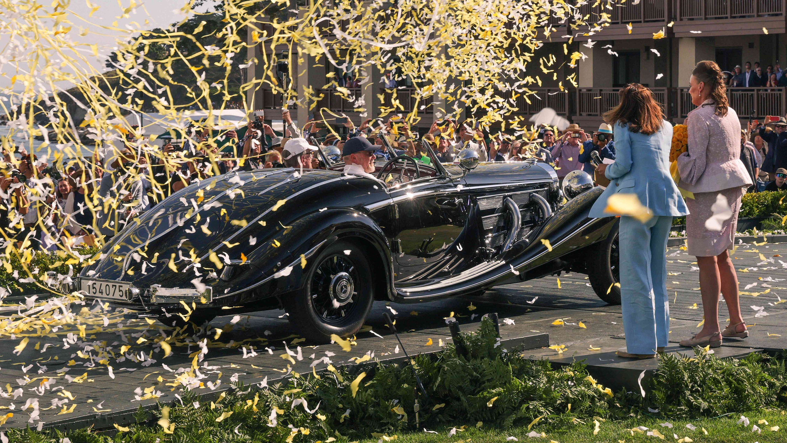 King Of Afghanistan's Mercedes-Benz 540 K Takes Top Honors At Pebble Beach - Vimarsana News
